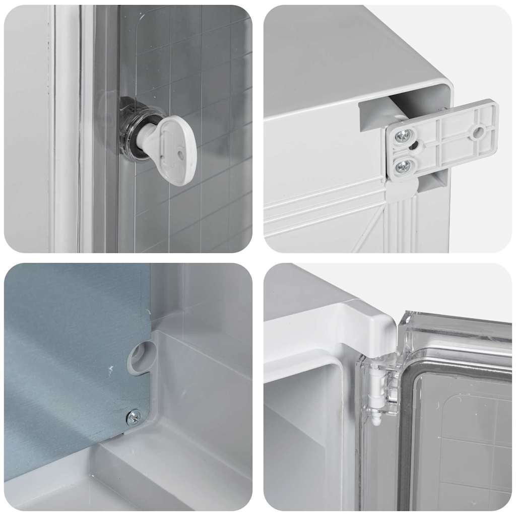 Control Cabinet Grey 32 x 13 x 30 cm ABS Plastic