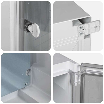 Control Cabinet Grey 32 x 13 x 30 cm ABS Plastic