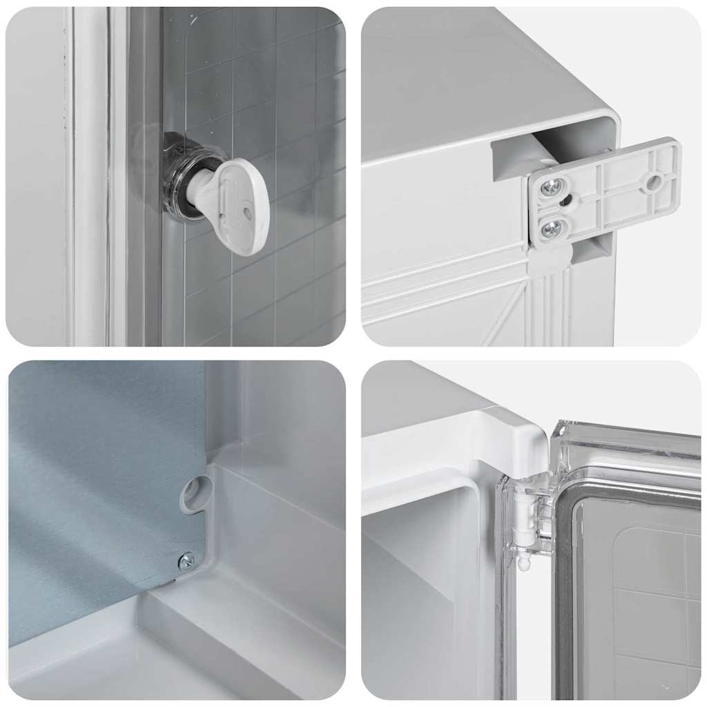 Control Cabinet Grey 32 x 15 x 35 cm ABS Plastic