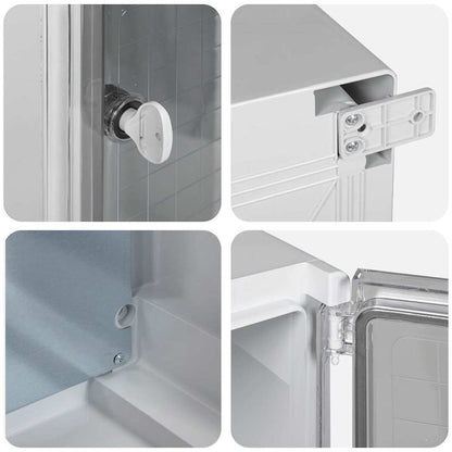 Control Cabinet Grey 32 x 15 x 35 cm ABS Plastic