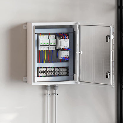 Control Cabinet Grey 47 x 17.5 x 50 cm ABS Plastic