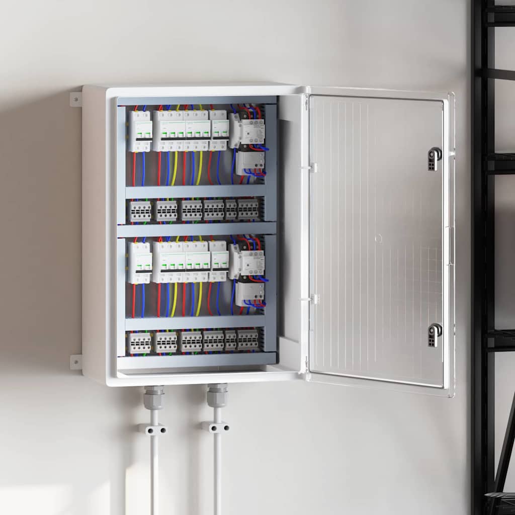 Control Cabinet Grey 57 x 24.5 x 70 cm ABS Plastic