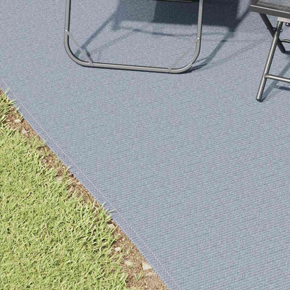 Tent Carpet Folding Blue and Grey 500 x 400 cm Polyethylene