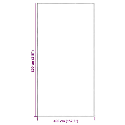 Tent Carpet Folding Blue and Grey 800 x 400 cm Polyethylene