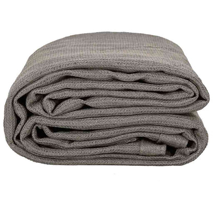 Tent Carpet Folding Manual Light Grey 200 x 250 cm Polyethylene