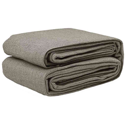 Tent Carpet Folding Manual Light Grey 400 x 250 cm Polyethylene