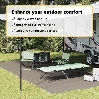 Tent Carpet Folding Manual Light Grey 600 x 300 cm Polyethylene
