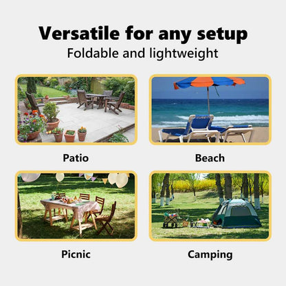 Tent Carpet Folding Manual Light Grey 600 x 400 cm Polyethylene