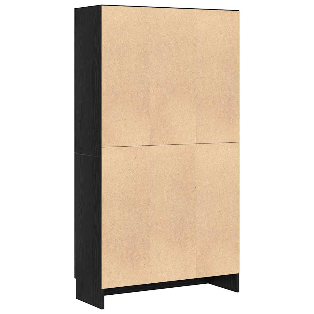 Book Cabinet 3-Tier 82.5 x 30.5 x 150 cm Engineered Wood