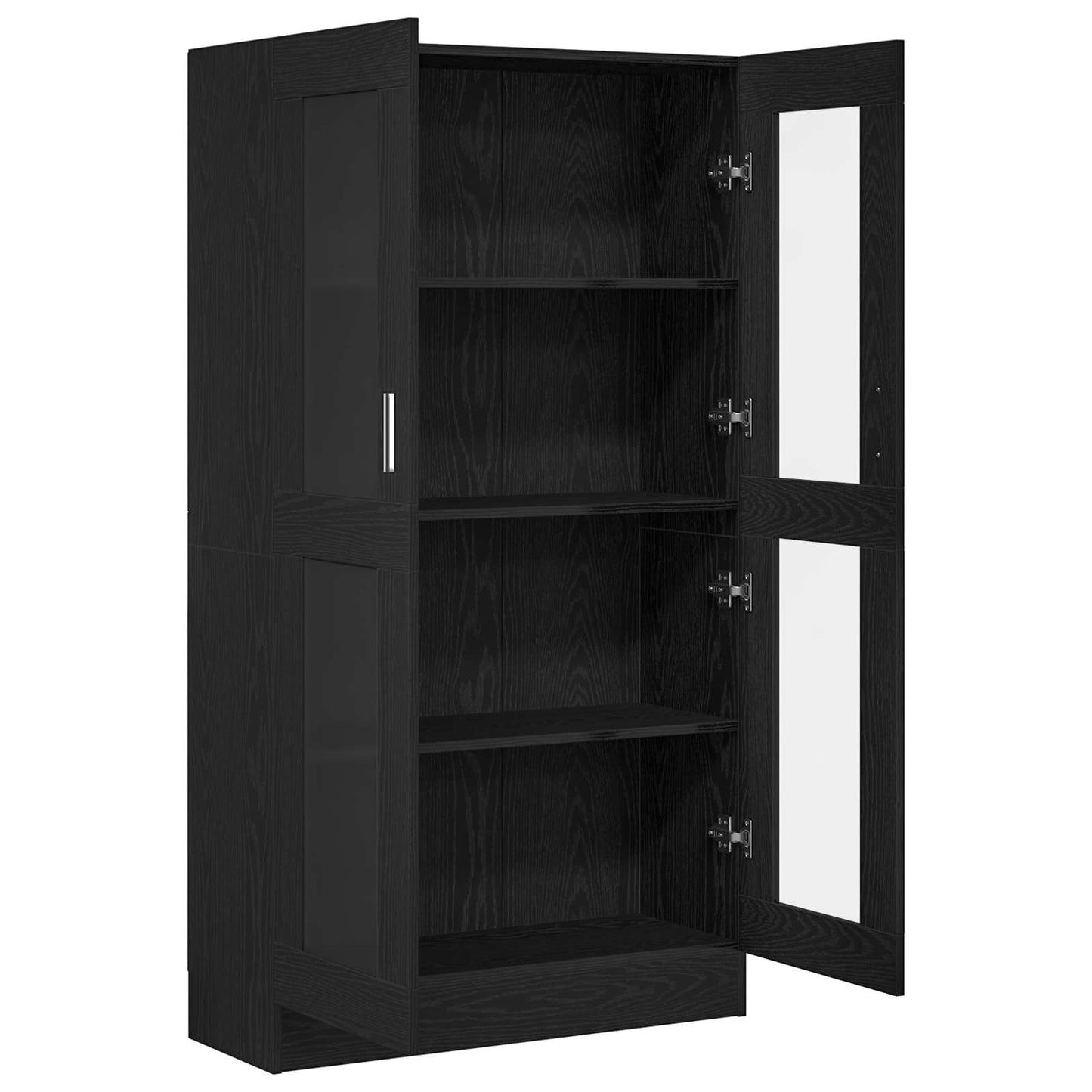 Book Cabinet 4-Tier 82.5 x 30.5 x 150 cm Engineered Wood