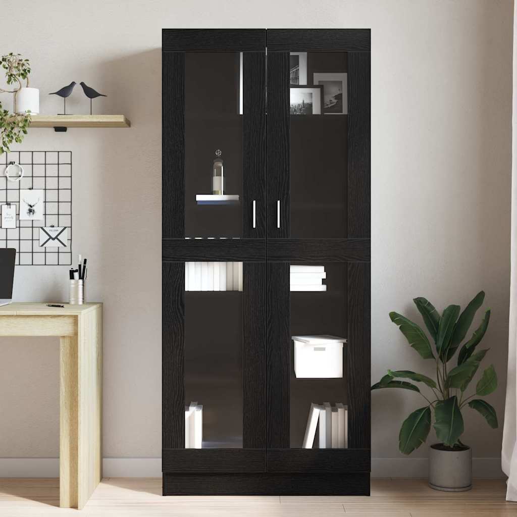 Book Cabinet 4-Tier 82.5 x 30.5 x 185 cm Engineered Wood