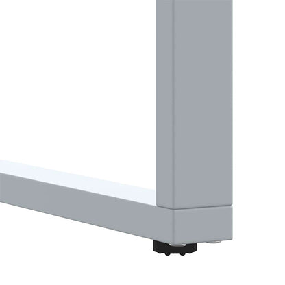 Garden Table Grey 180 x 90 x 75 cm Solid Acacia Wood