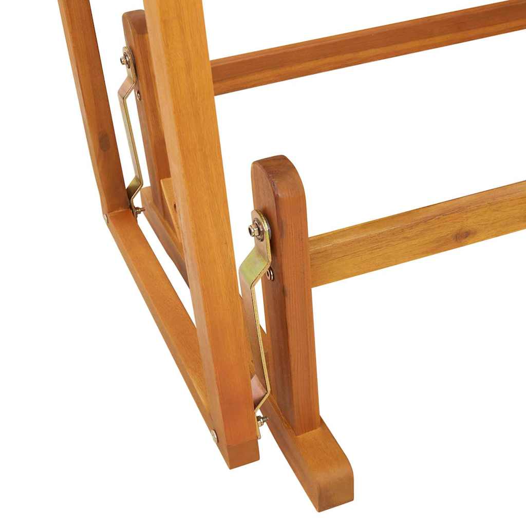 Garden Glider Bench Natural 110 x 59 x 97 cm Solid Acacia Wood
