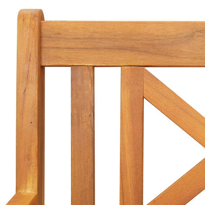 Garden Glider Bench Natural 110 x 59 x 97 cm Solid Acacia Wood