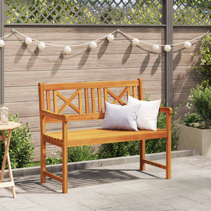 Garden Bench Brown 110 x 56 x 90 cm Solid Acacia Wood