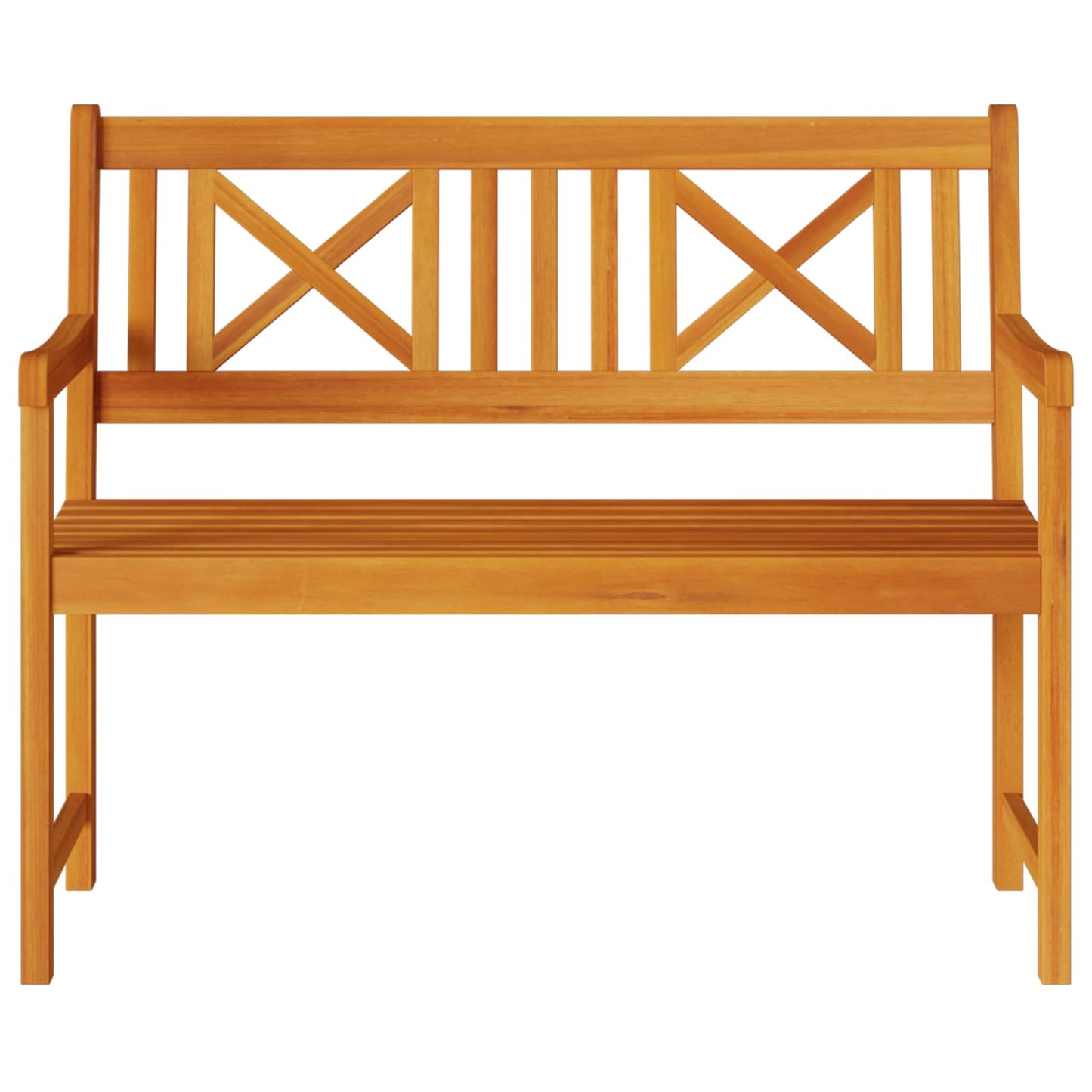Garden Bench Brown 110 x 56 x 90 cm Solid Acacia Wood