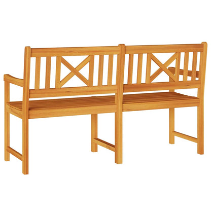Outdoor Bench Natural 150 x 56 x 90 cm Solid Acacia Wood