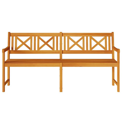 Outdoor Bench Natural 180 x 56 x 90 cm Solid Acacia Wood