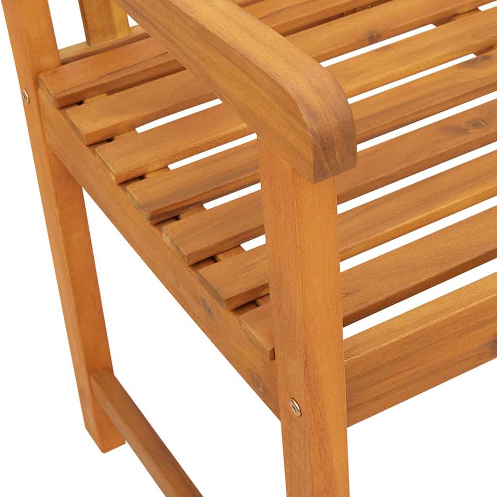 Outdoor Bench Natural 220 x 56 x 90 cm Solid Acacia Wood