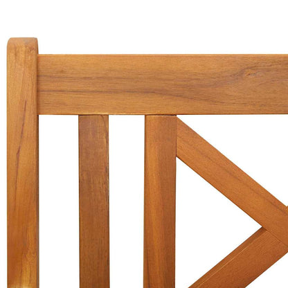 Outdoor Bench Natural 220 x 56 x 90 cm Solid Acacia Wood