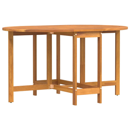 Garden Table Folding Brown 110 x 60 x 72 cm Solid Acacia Wood