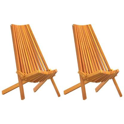 Chair 2 pcs Brown 69 x 56 x 84 cm Solid Acacia Wood