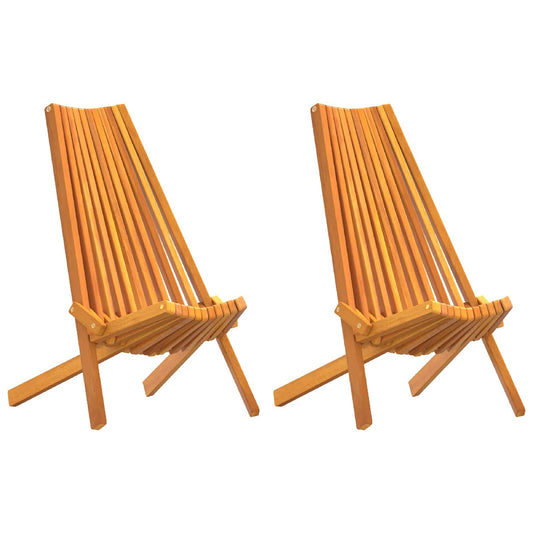 Chair 2 pcs Brown 69 x 56 x 84 m Solid Acacia Wood