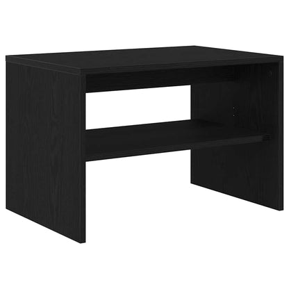 TV Cabinet Black Oak 60x40x40 cm Engineered Wood