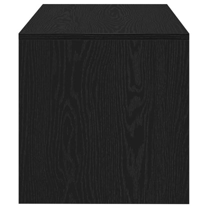 TV Cabinet Black Oak 60x40x40 cm Engineered Wood