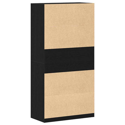 Wardrobe Black Oak 100 x 50 x 200 cm Engineered Wood