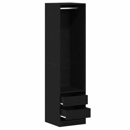 Wardrobe Black Oak 50 x 50 x 200 cm Engineered Wood