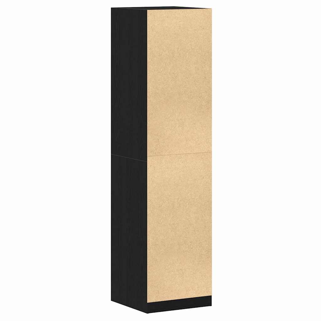 Wardrobe Black Oak 50 x 50 x 200 cm Engineered Wood