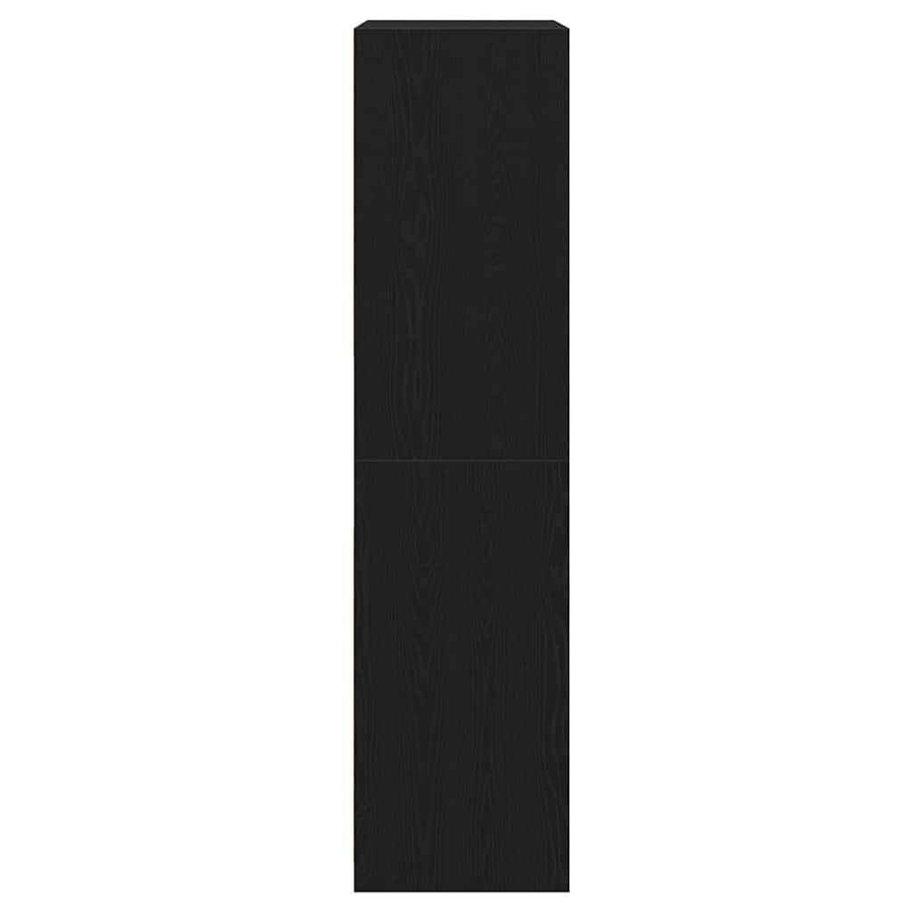 Wardrobe Black Oak 50 x 50 x 200 cm Engineered Wood