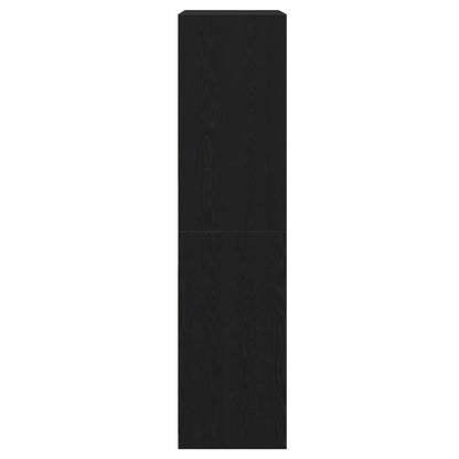 Wardrobe Black Oak 50 x 50 x 200 cm Engineered Wood