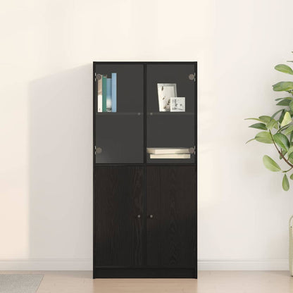 Highboard Black Oak 68 x 37 x142 cm