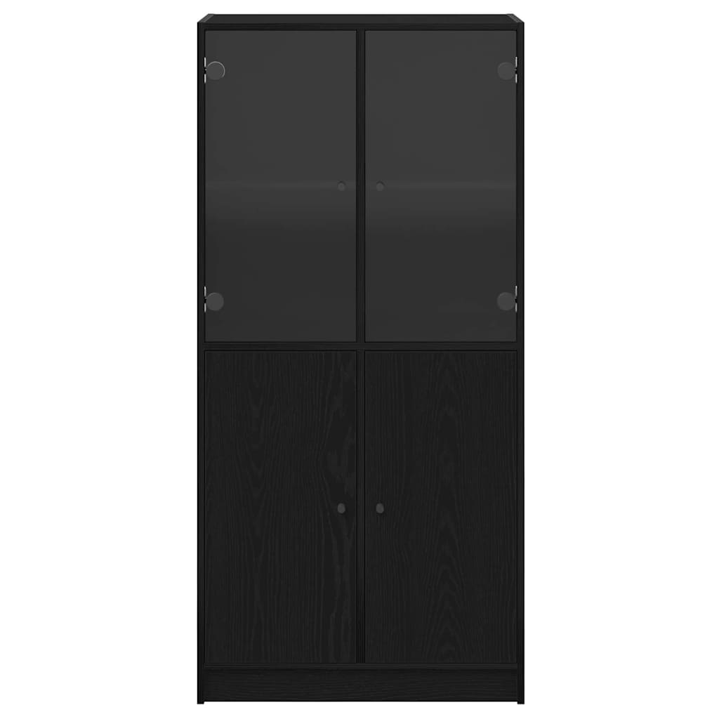 Highboard Black Oak 68 x 37 x142 cm