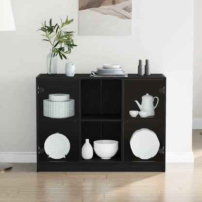 Sideboard Black Oak 100 x 37 x 75.5 cm