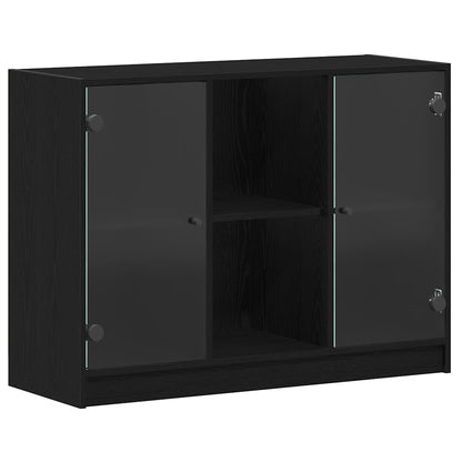 Sideboard Black Oak 100 x 37 x 75.5 cm