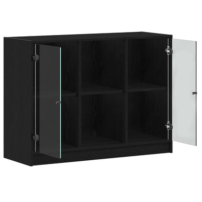 Sideboard Black Oak 100 x 37 x 75.5 cm