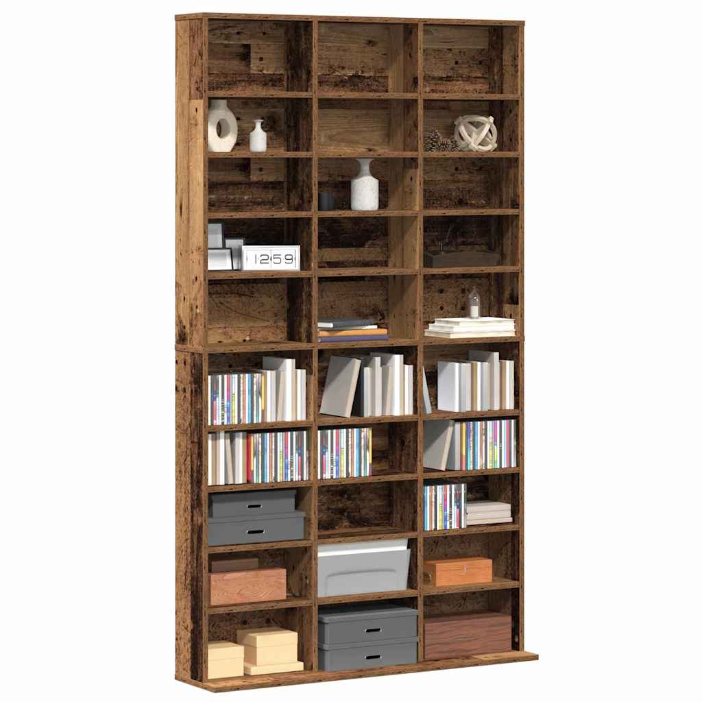 CD Cabinet Old wood 101 x 23 x 177.5 cm Engineered Wood