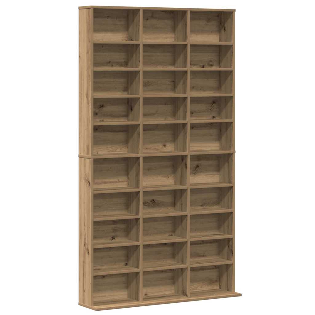 CD Cabinet Artisan Oak 101 x 23 x 177.5 cm Engineered Wood