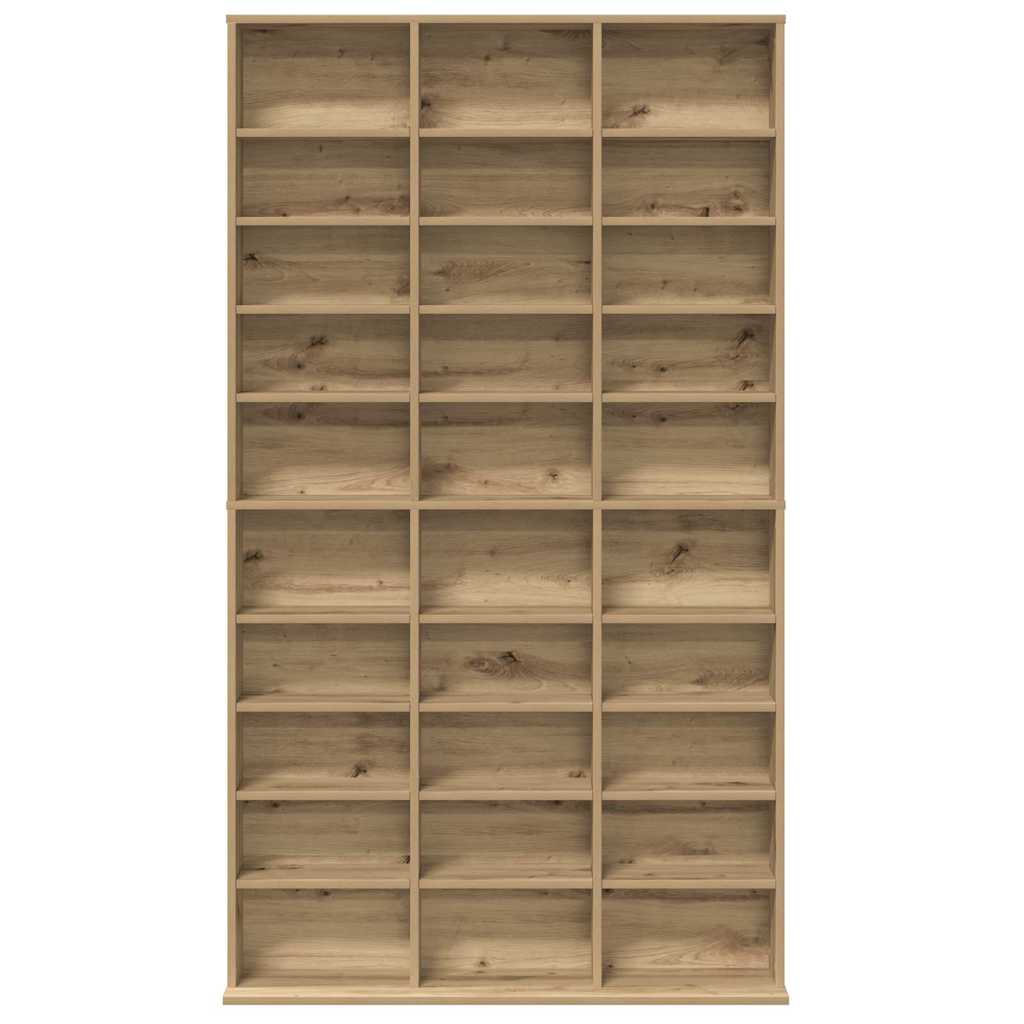 CD Cabinet Artisan Oak 101 x 23 x 177.5 cm Engineered Wood