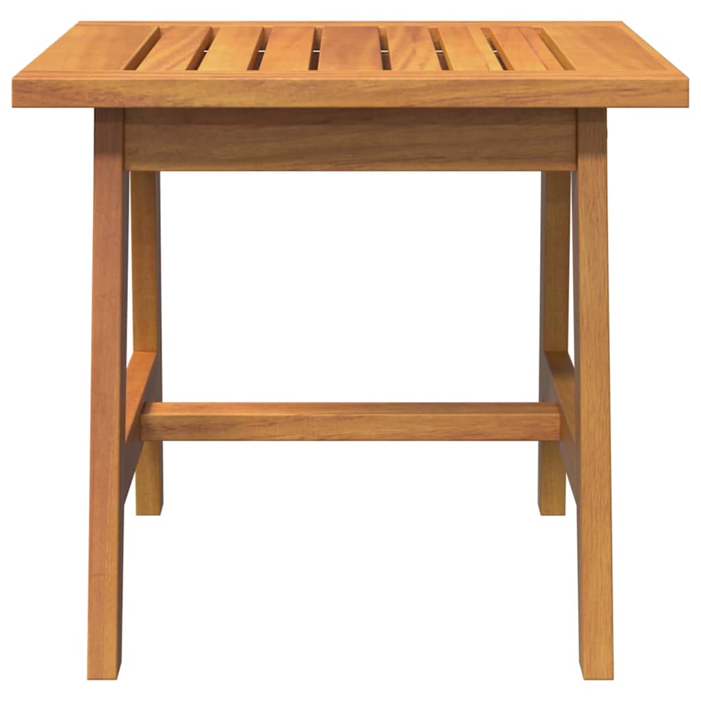 Side Table Oil Natural 45 x 45 x 40 cm Solid Acacia Wood