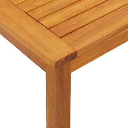 Side Table Oil Natural Solid Acacia Wood