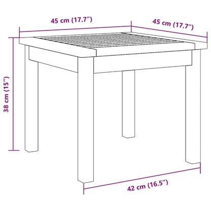 Side Table Oil Natural Solid Acacia Wood