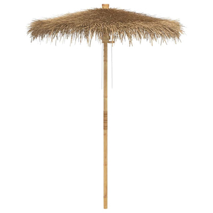 Tiki Umbrella with Banana Leaf Canopy 180 cm Bamboo