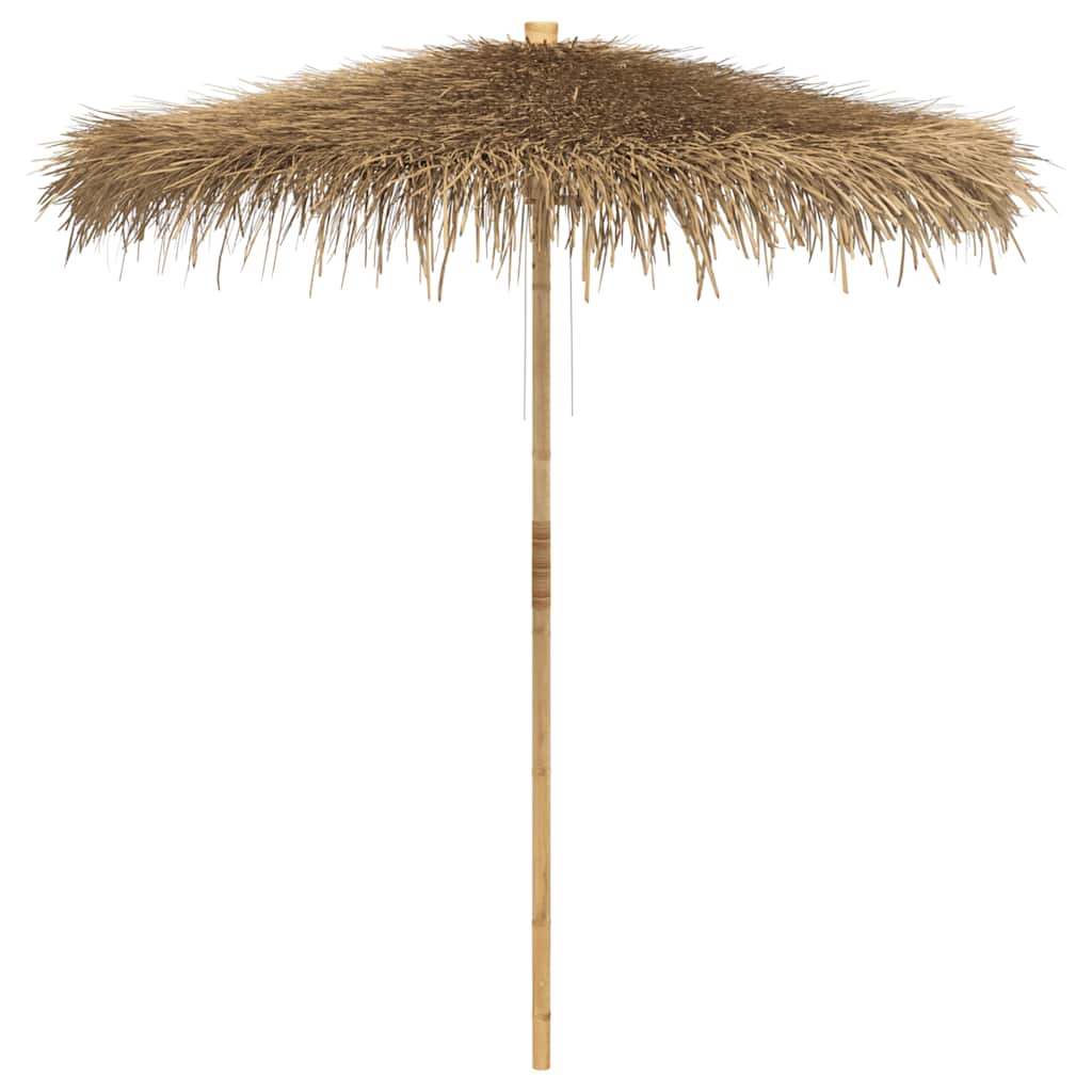 Tiki Umbrella with Banana Leaf Canopy 240 cm Bamboo