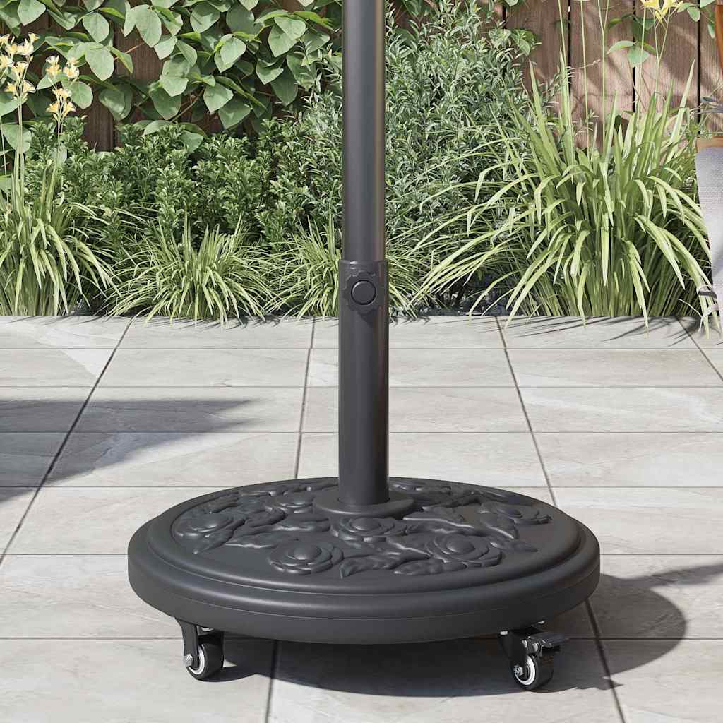 Parasol Base Art Deco Black Ø 45 x 39.5 cm Iron
