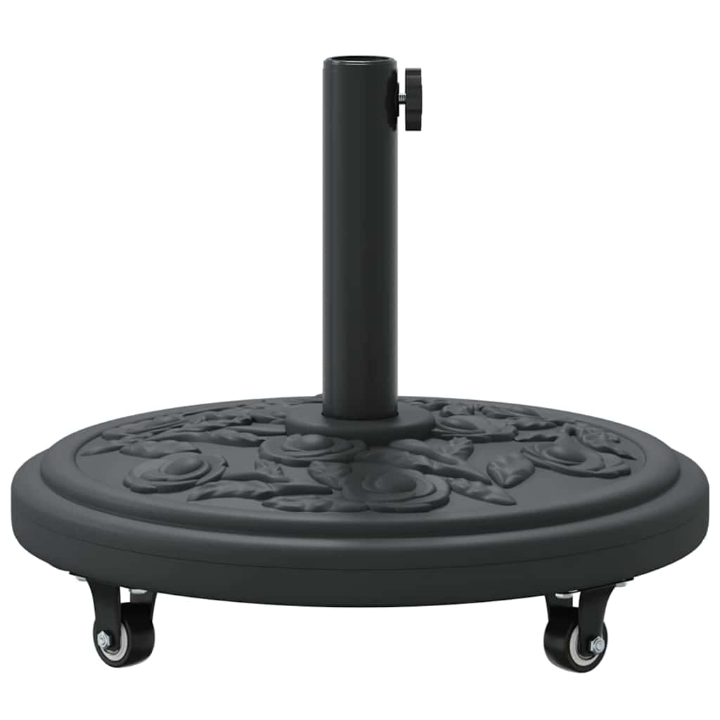 Parasol Base Art Deco Black Ø 45 x 39.5 cm Iron