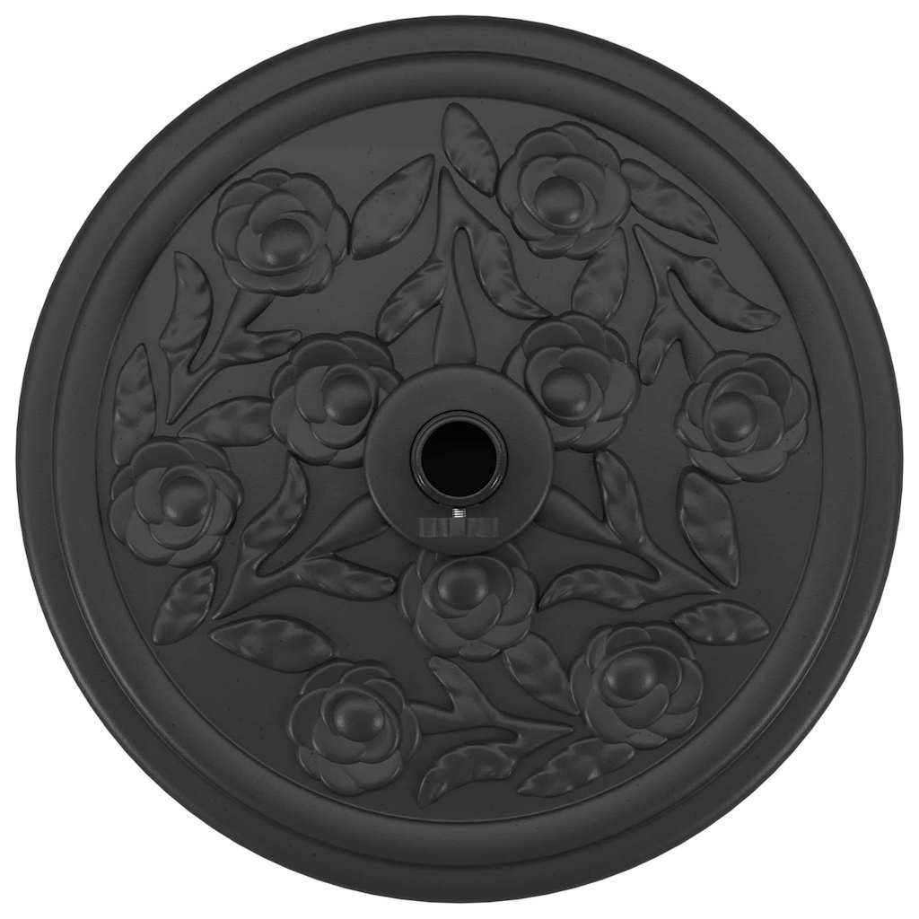 Parasol Base Art Deco Black Ø 45 x 39.5 cm Iron